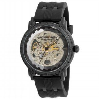 Stuhrling Original Men's 165C.33562 Lifestyles Winchester Cavalier Automatic Skeleton Black Watch: Watches
