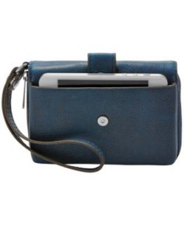Fossil Abbot Leather Flap Clutch Wallet   Handbags & Accessories
