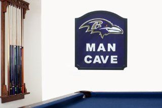 Baltimore Ravens Man Cave Shield : Sports Fan Wall Banners : Sports & Outdoors