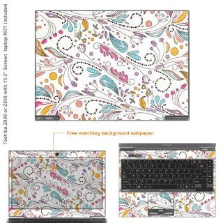 Matte Decal Skin Sticker (Matte finish) for Toshiba Portege Ultrabook Z830 & Z835 with 13.3" screen case cover Matt_Z830 162: Computers & Accessories