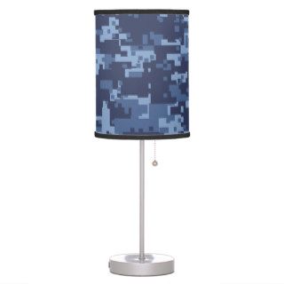 Navy NWU Blue Camouflage Desk Lamp