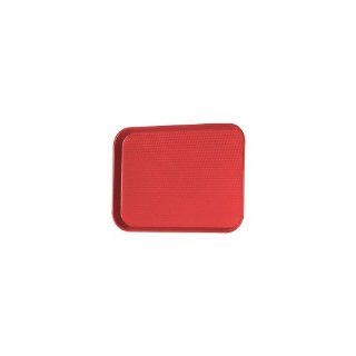 Cambro 1418FF 163 Polypropylene Fast Food Tray, Red: Kitchen & Dining