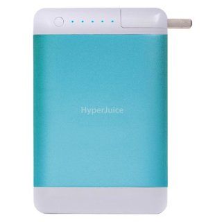 HyperJuice Plug Dual USB External Battery/Charger/Extender for iPhone, iPad, iPod and Android Devices    15,600mAh, Atmosphere Blue: Cell Phones & Accessories
