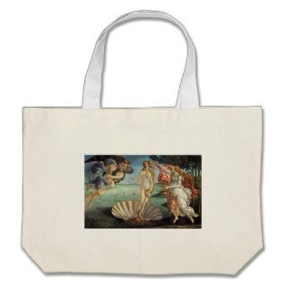 Birth of Venus by Botticelli, Renaissance Art Tote Bags