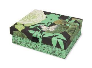 Lady Jayne Foil, Glitter and Gem Embellished Keepsake Box, Olvia (Pack of 2): Health & Personal Care