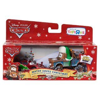 Disney / Pixar CARS Movie 155 Die Cast Holiday 2011 Exclusive Story Tellers Collection 2Pack Mater Saves Christmas Snowplow Lightning McQueen WheeHoo Winter Mater Toys & Games