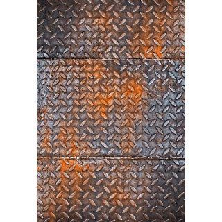 Photography Weathered metal plate Background Mat Cf1949 Rubber Backing, 4'x5' High Quality Printing, Roll up for Easy Storage Photo Prop Carpet Mat (Can Be Used for Decorating Home Also) : Photo Studio Backgrounds : Camera & Photo