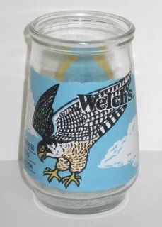Welch's Glass Tumbler Jelly Jar WWF World Wildlife Fund Endangered Species North American Collection: Peregrine Falcon : Everything Else