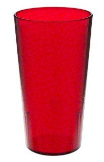 Cambro 1600P2 156 SAN Plastic Colorware Tumbler, Ruby Red: Kitchen & Dining