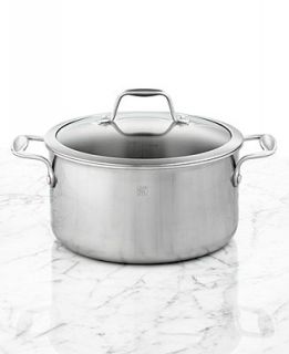 J.A. Henckels Zwilling Spirit Polished Stainless Steel 4 Qt. Covered Saucepan   Cookware   Kitchen