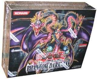 YuGiOh GX Trading Card Game 1st EDITION Booster Box Phantom Darkness (24 Packs): Toys & Games