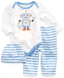 First Impressions Baby Boys 3 Piece Hat, Bodysuit & Pants Set   Kids