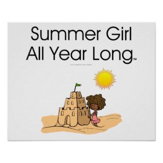 TEE Summer Girl Posters
