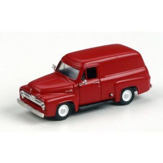 HO RTR 1955 Ford F 100 Panel Truck, Red: Toys & Games