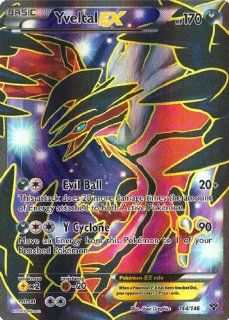 Yveltal EX Full Art 144/146 Xy Pokemon Card: Toys & Games