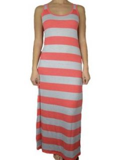 143Fashion Ladies Fashion Striped Long Maxi Dress at  Womens Clothing store