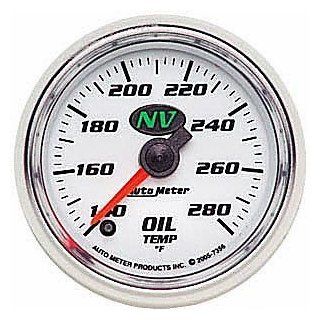 Auto Meter 7356 NV 2 1/16" 140 280 F Full Sweep Electric Oil Temperature Gauge Automotive