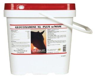 Med Vet Glucosamine XL Plus MSM 10 lb : Horse Nutritional Supplements And Remedies : Pet Supplies