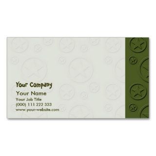 Army Star pattern Business Cards