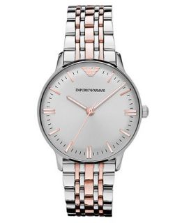 Emporio Armani Watch, Womens Two Tone Stainless Steel Bracelet 32mm AR1603   Watches   Jewelry & Watches