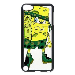 Personalized Music Case SpongeBob SquarePants iPod Touch 5th Case Durable Plastic Hard Case for Ipod Touch 5th Generation IT5SS136 : MP3 Players & Accessories