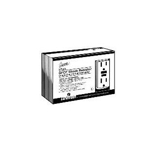 Leviton Decora GFCI Shock Resistor, 15A 125V 3 Pack 16599 I   Electric Plugs  