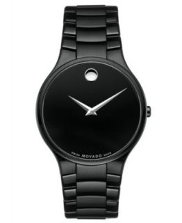 Movado Mens Swiss Black PVD Bracelet Watch 38mm 0606307   Watches   Jewelry & Watches