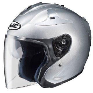 HJC FG Jet Silver Open Face Helmet   Small: Automotive