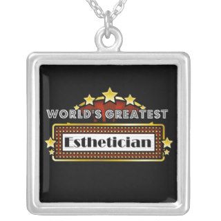 World's Greatest Esthetician Custom Jewelry