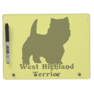 West Highland Terrier Dry Erase Boards