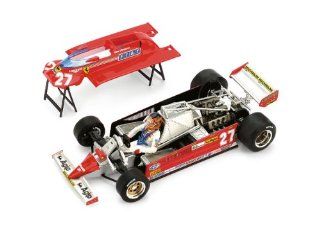 Ferrari 126CK Turbo Gilles Villeneuve #27   1st Place Grand Prix Monaco 1981   1/43rd Scale Brumm Plus Super Series Toys & Games