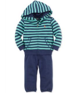 Ralph Lauren Baby Set, Baby Boys 2 Piece Sweatshirt and Sweatpants   Kids