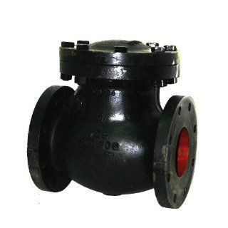 Apollo 910F Series Cast Iron Swing Check Valve, Class 125, Cast Bronze Seat, 3" Flanged: Household Rough Plumbing Valves: Industrial & Scientific