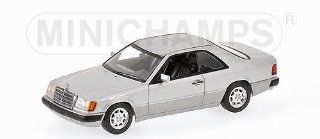 MERCEDES BENZ 300 CE Coupe (W124)   1990   Silver in 1:43 Scale by Minichamps: Toys & Games