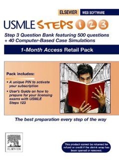 USMLE Steps 123 Step 3 Question Bank and Step 3 CCS 1 month access Retail Pack: STUDENT CONSULT: 9781416034094: Books