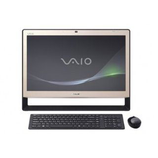 Sony VAIO(R) VPCJ118FX/N 21.5" All in One FHD Touch Screen Desktop PC   Gold : Desktop Computers : Computers & Accessories