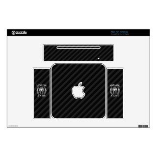 Molon Labe Steel Spartan Helmet Stripes Design Mac Mini Decal