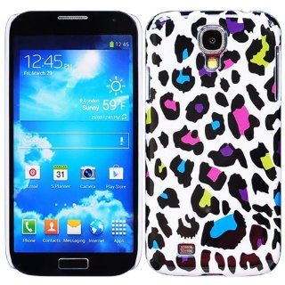 Bfun New Fashion Colorful Leopard Hard Cover Case for Samsung Galaxy S4 i9500: Cell Phones & Accessories