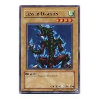 YuGiOh Legend of Blue Eyes White Dragon Lesser Dragon LOB 113 Common [Toy]: Toys & Games