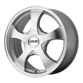 Ice Metal IW896 Aluminum Wheel with Silver Finish (15x7"/5x108mm) Automotive