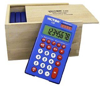 Victor Technology Victor 108 Teachers Kit Of 10  Calculators 