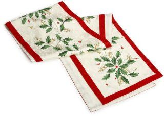 Lenox Golden Holly 108 inch by 14 inch Runner   Table Runners