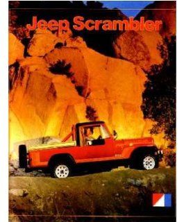 1981 Jeep Scrambler Sales Brochure Literature Book Piece Options Colors Specs: Automotive