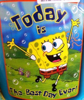 SpongeBob SquarePants Micro Raschel Throw   Throw Blankets