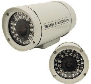 Outdoor IP Network Bullet Weatherproof Infrared Day/Night Camera, Hybrid IP + BNC : Camera & Photo