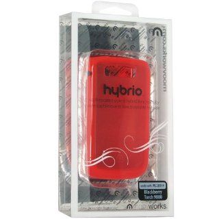 Moovworks HYBB9800 B104 Hybio Style Red Protective Case for BlackBerry Torch 9800: Cell Phones & Accessories