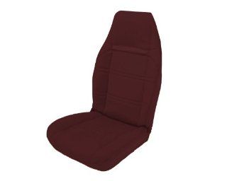 Acme U102L RE1086 Front Dark Red Leather Bucket Seat Upholstery: Automotive