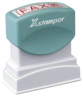 Shachihata Shachihata mark business stamper B type face of a seal 13 x 42 mm XBN 102H2 FAX already horizontal red ink (japan import) : Business Stamps : Office Products
