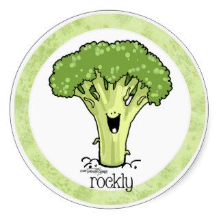 Broccoli Cartoon Veggie sticker