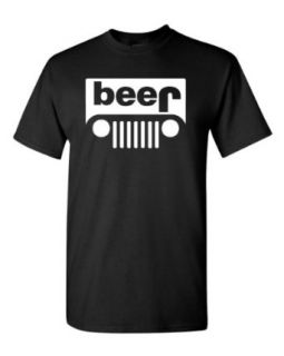 Beer Truck Funny Parody Adult T Shirt Tee (X Large, Royal Blue): Clothing